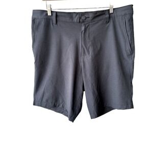 Banana Republic Shorts Gray Flat Front Stretch Mens Size 38